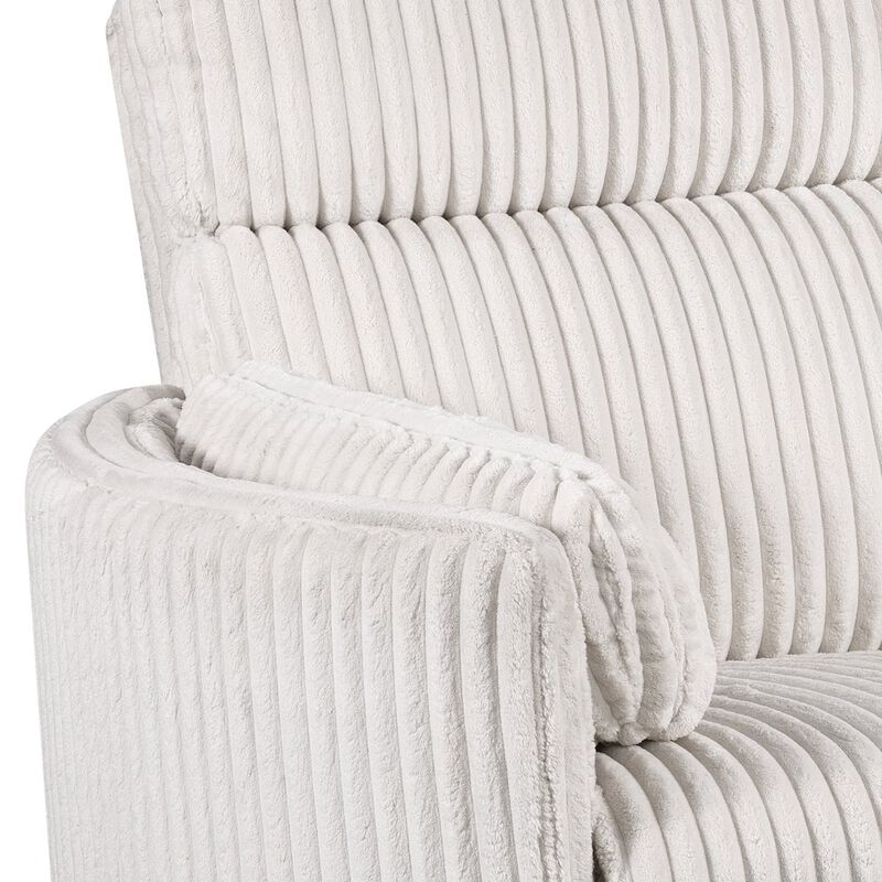 Parker Living Mega Ivory Extra Wide Power Glider Recliner