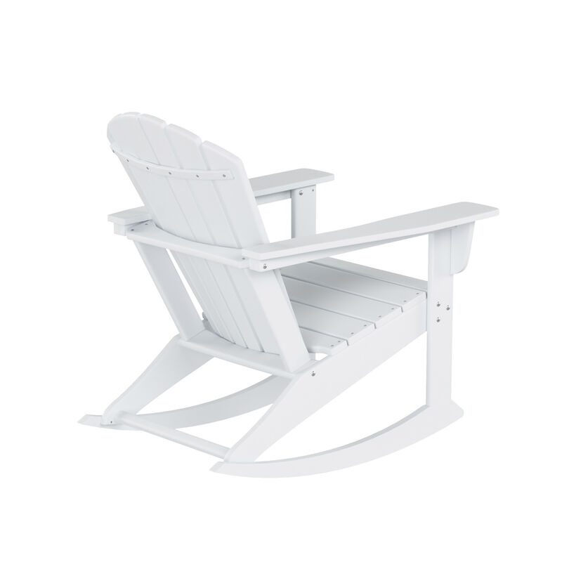 WestinTrends Outdoor Patio Adirondack Rocking Chair