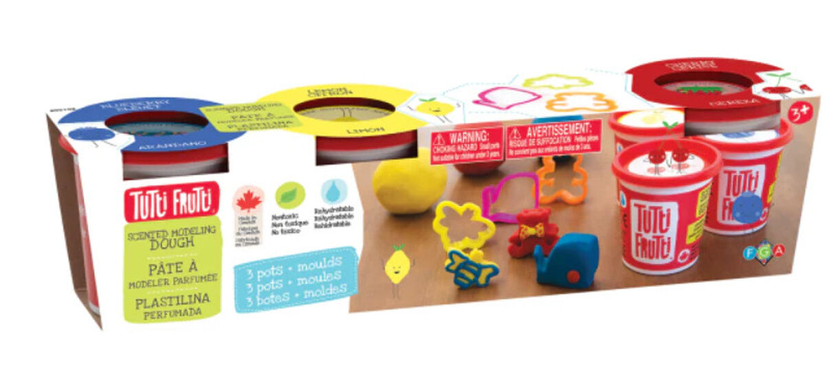 Tutti Frutti 3-Pack Dough and Molds