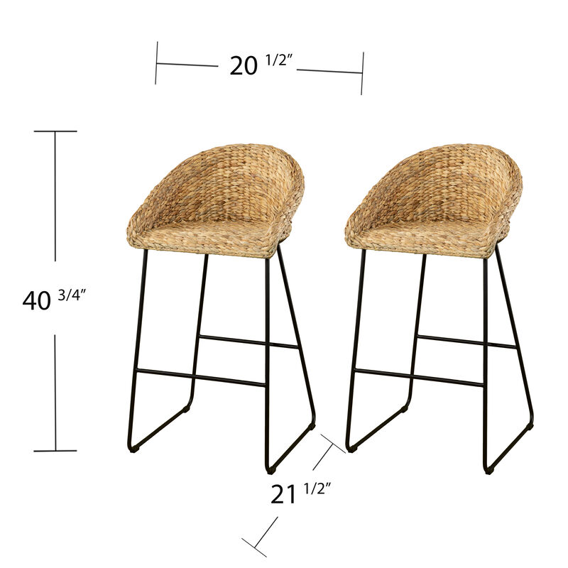 Sloat Pair of Barstools