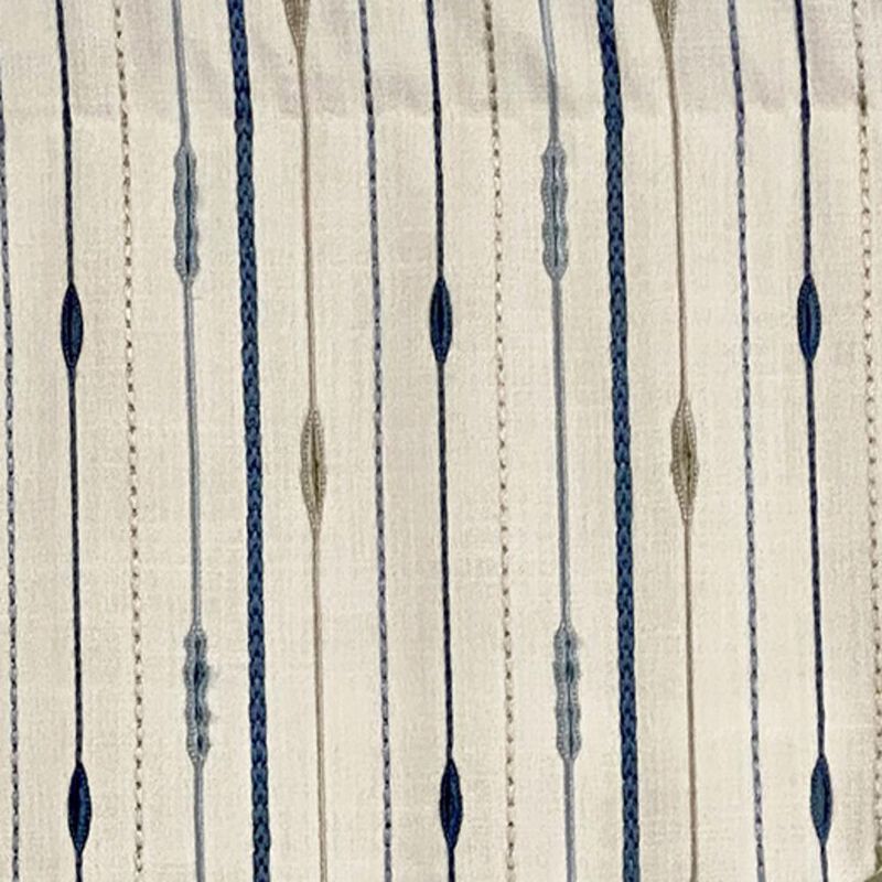 Go Getter Cornice 3" Rod Pocket Window Valance 50" x 17" Blue by RLF Home
