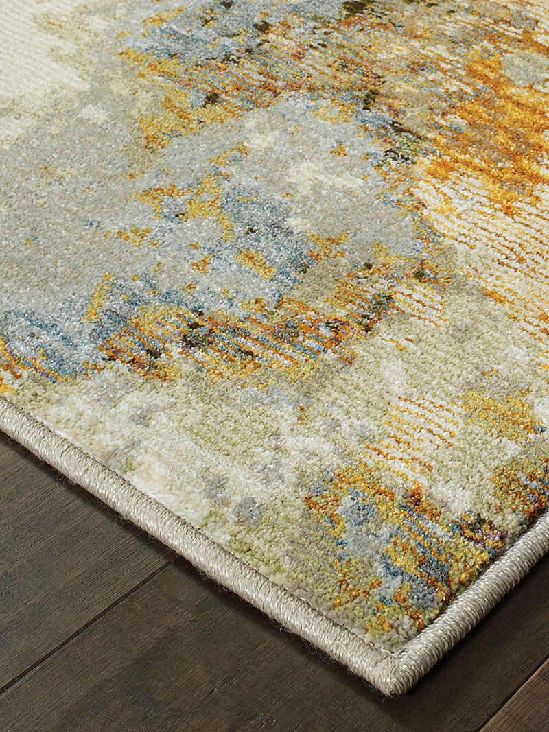 Evolution 8'6" x 11'7" Gold Rug