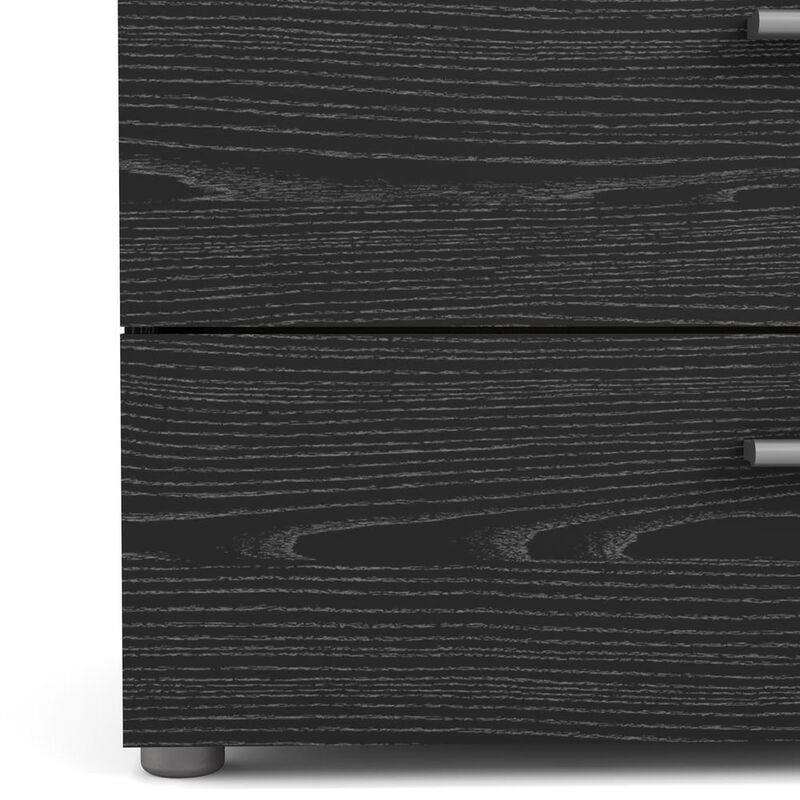 Tvilum Austin 4 Drawer Chest, Black Woodgrain