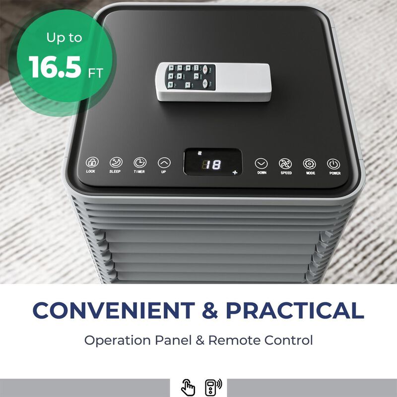 10000 BTU Portable Air Cooler with Fan and Dehumidifier Mode