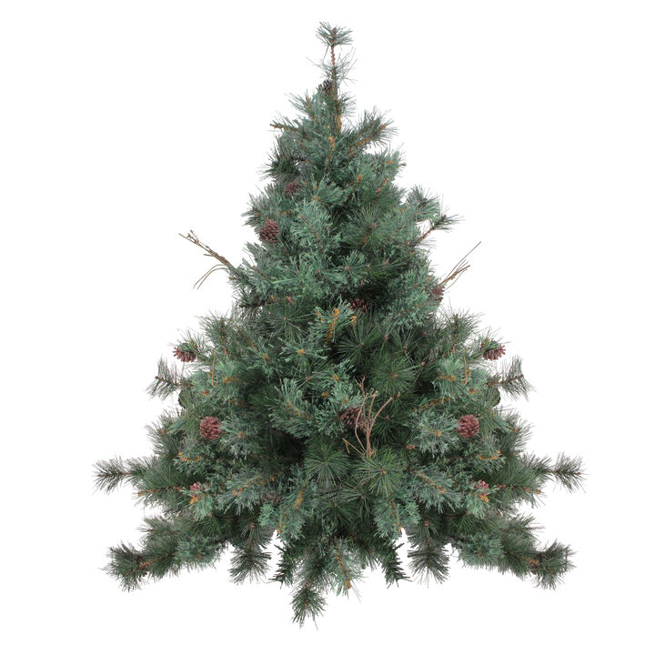 4' Country Mixed Pine Artificial Christmas Wall or Door Tree - Unlit