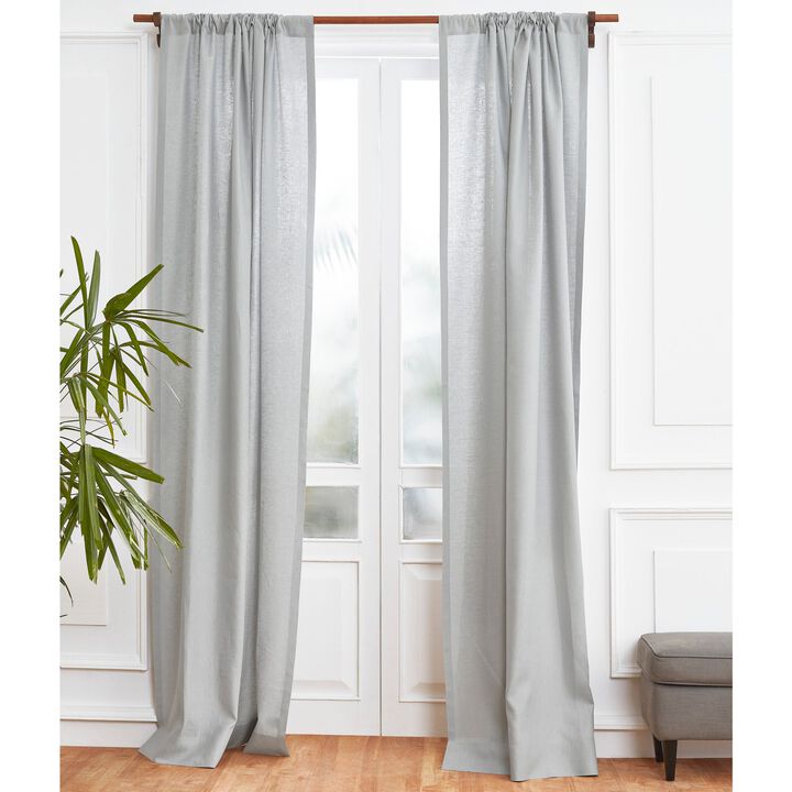 Solino Home 100% Pure Linen Curtain | Linen for Thanksgiving, Christmas
