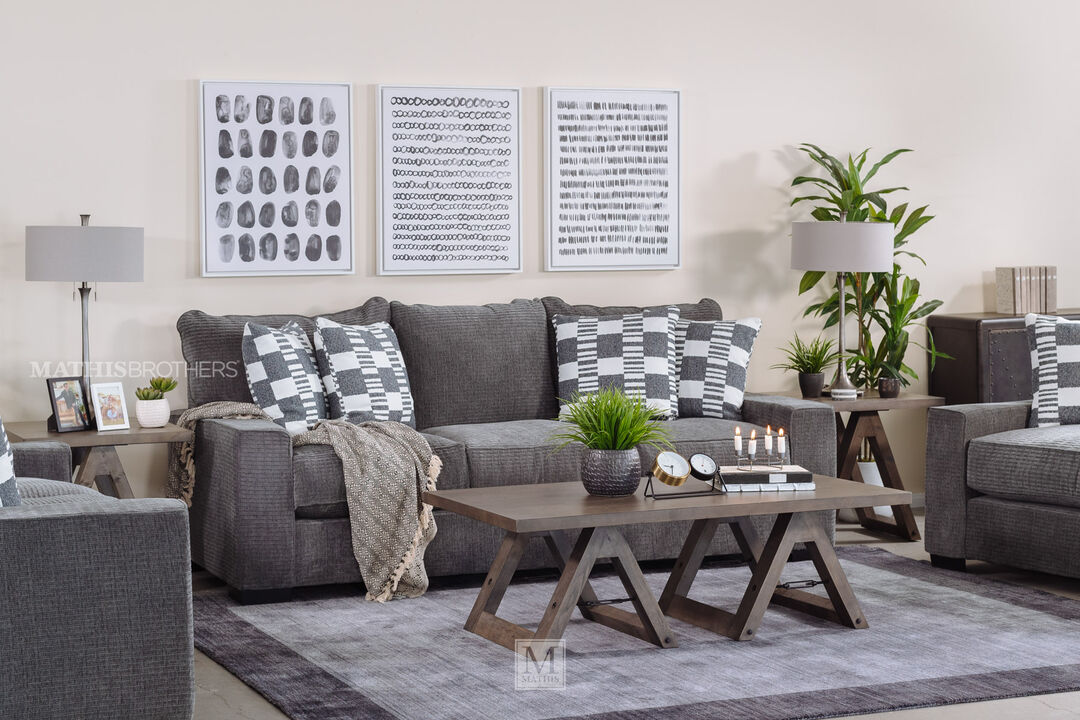 Troy 3 Piece Living Set