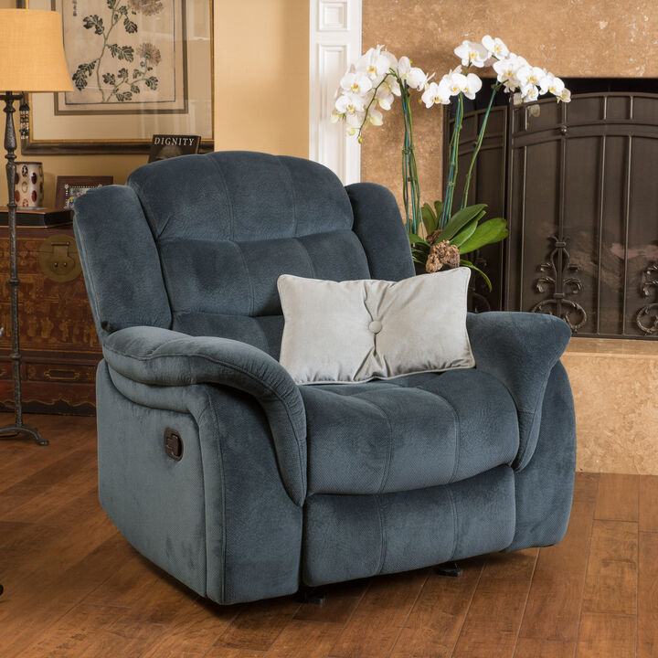 Merax Plush Fabric Recliner Chair