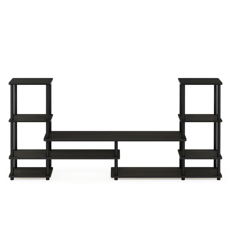 Furinno Furinno Turn-N-Tube Grand Entertainment Center, Espresso/Black 14146EX/BK