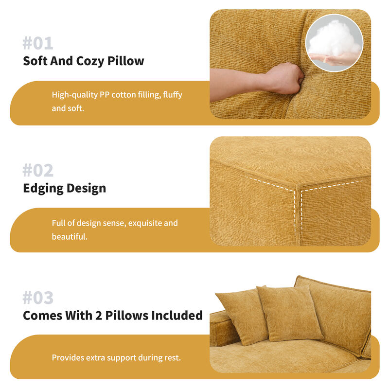 Minimalist Style Modular Sectional Sofa