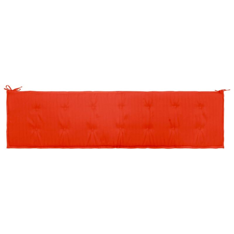 vidaXL Garden Bench Cushion Red 78.7"x19.7"x1.2"
