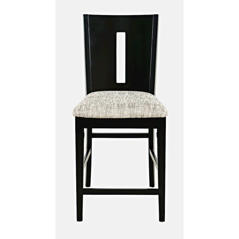 Jofran Urban Icon Contemporary Slotback Upholstered Counter Stool (Set of 2)
