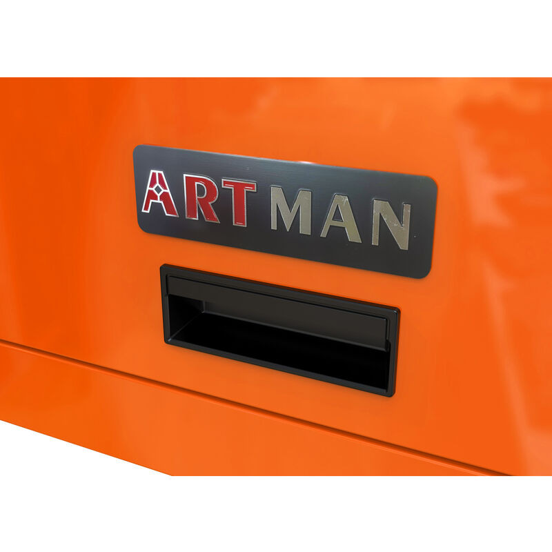 4 Drawers Multifunctional Tool Cart With Wheels-Orange