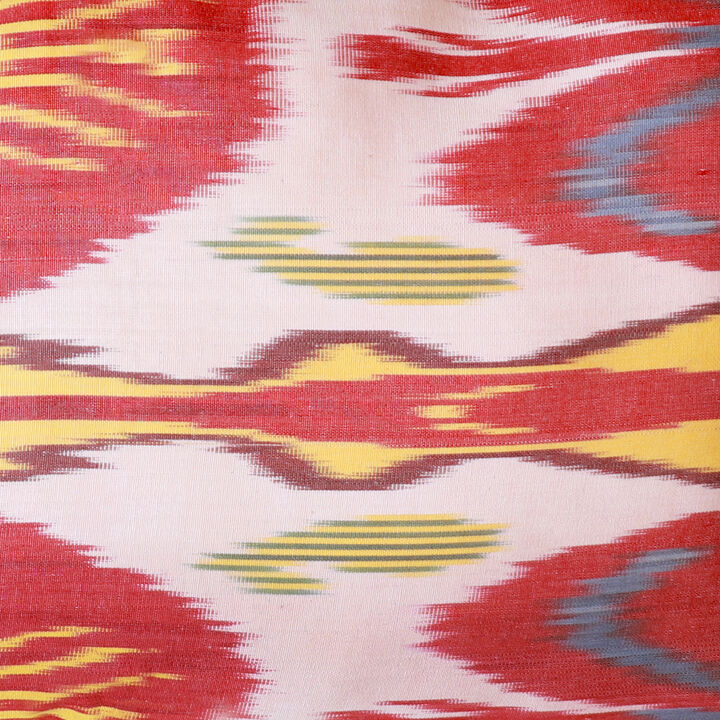 Pasargad Home Ikat Velvet Pillow- 15" x 24"