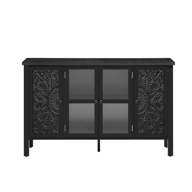 Merax Retro TV Stand Entertainment Center Media Console Cabinet