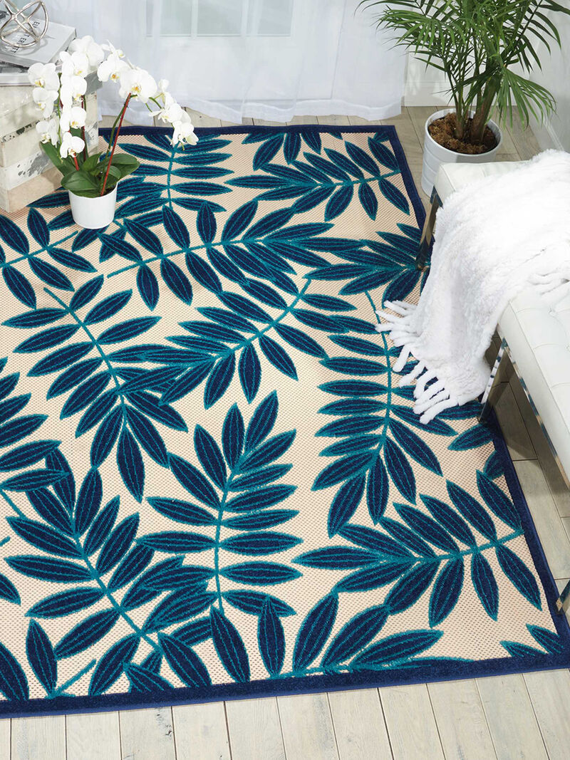 Aloha ALH18 Navy 3'6" x 5'6" Rug