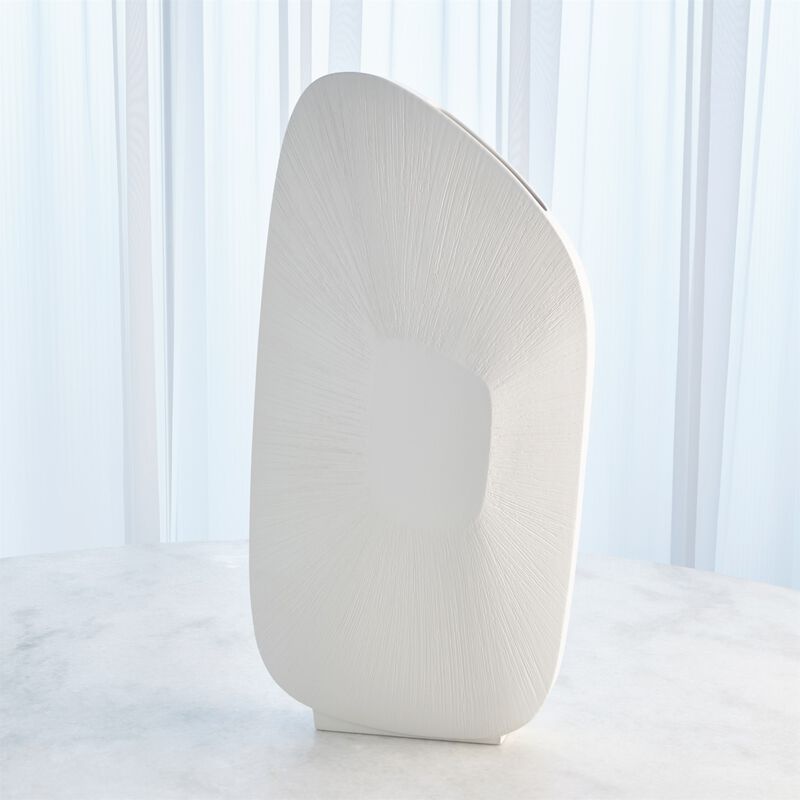 Offset Square Scratch Vase
