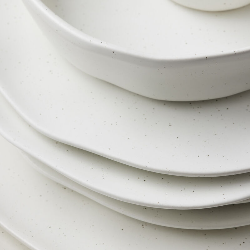 Stone by Mercer Project Hekonda Debossed Stoneware 16 Piece Dinnerware Set