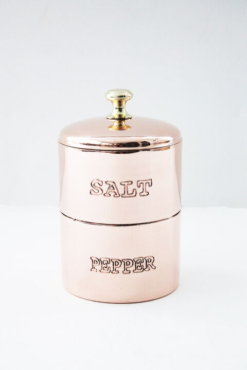 Coppermill Kitchen Vintage Inspired Salt & Pepper Cellar