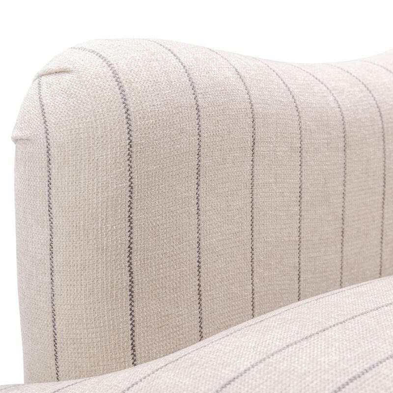 CSP Seville Sea Oat Striped Arm Chair