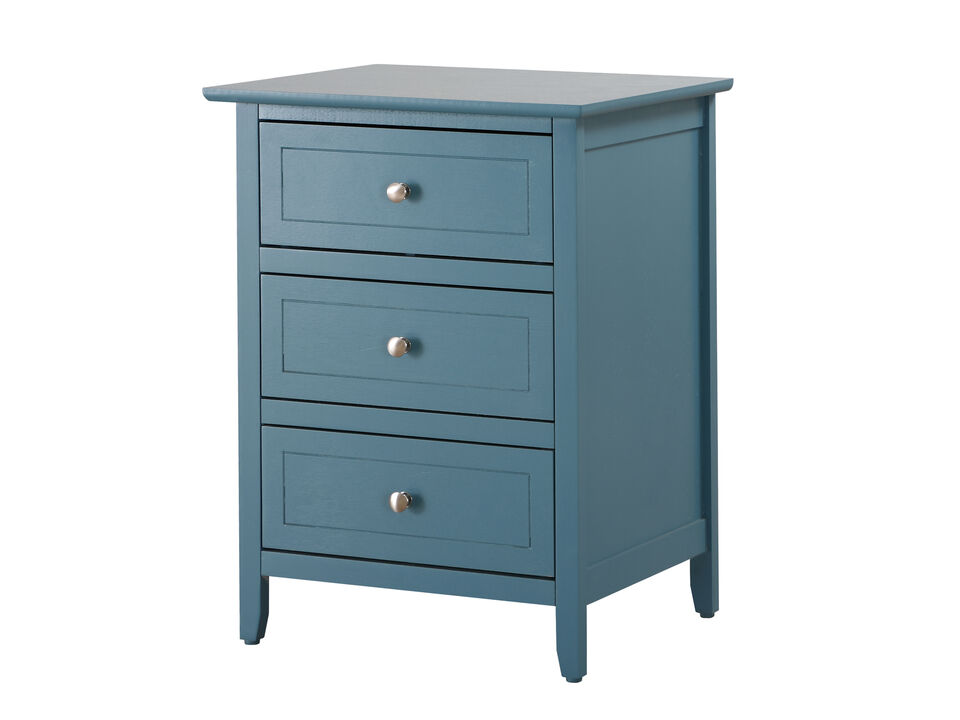 Daniel 3-Drawer Nightstand (25 in. H x 15 in. W x 19 in. D)