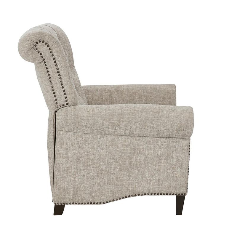 Belen Kox EleganceCream Push Back Recliner, Belen Kox