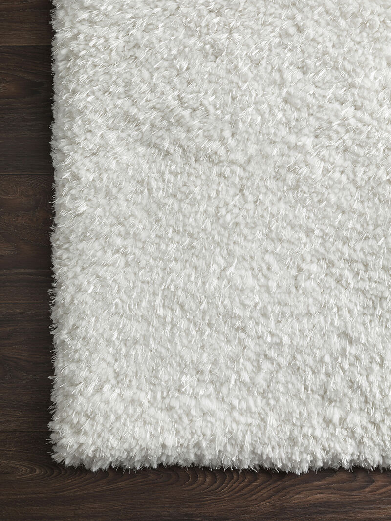 Mila MIL01 White 7'9" x 9'9" Rug