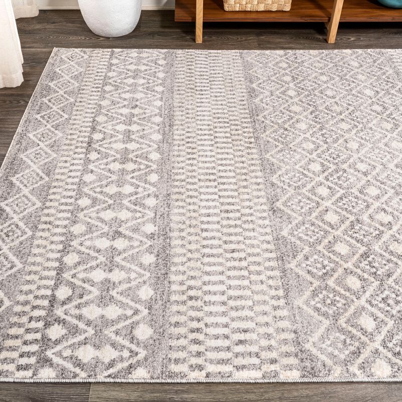Ifrane Berber Geometric Stripe Area Rug