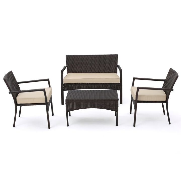 Chic and Cozy Chat Set Modern Elegance for Your Patio