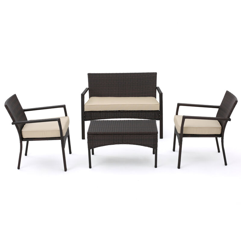 Chic and Cozy Chat Set Modern Elegance for Your Patio
