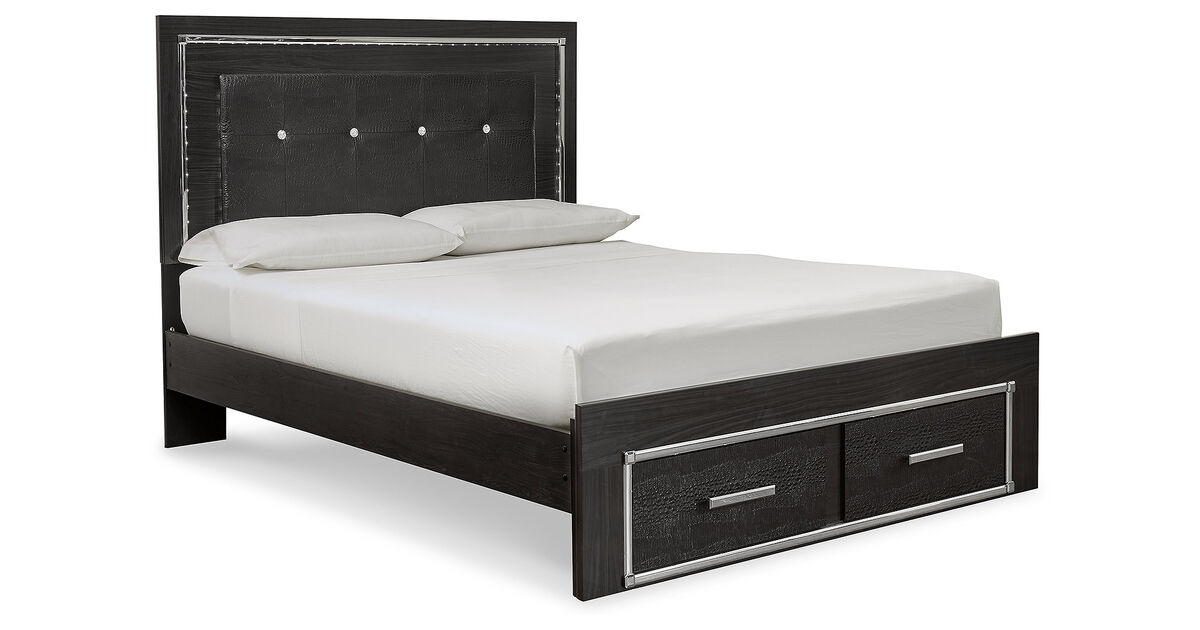Kaydell Queen Panel Bed with Storage