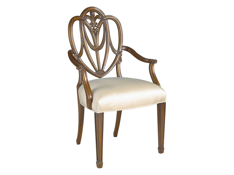 Heart Arm Chair Pearl