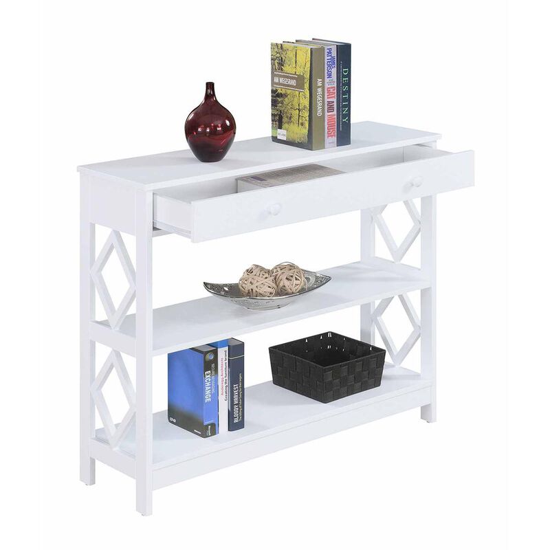 Convience Concept, Inc. Diamond 1 Drawer Console Table