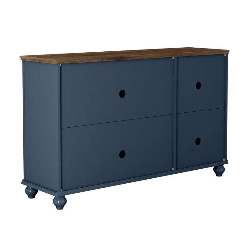 FESTIVO 55" Antique-Inspired Kitchen Buffet Sideboard Cabinet