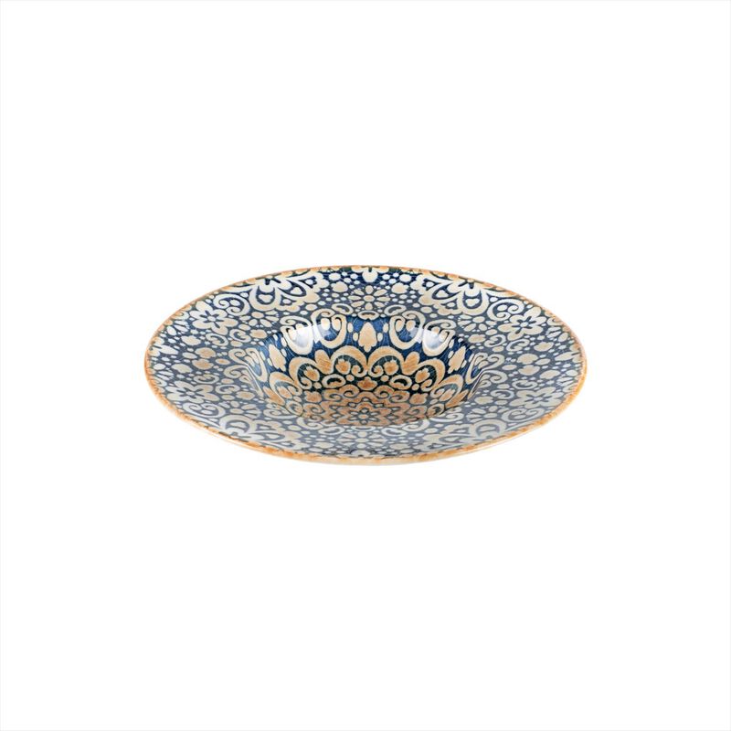 Alhambra dia.11" h:2.5" 14 oz. Round Decorated Porcelain Bowl (Set of 2)