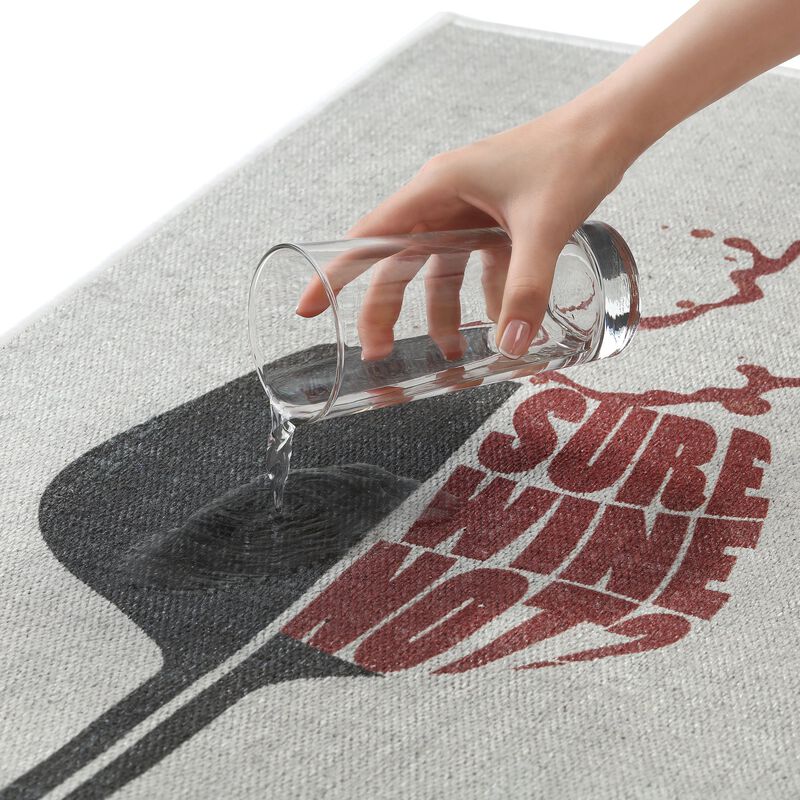 SUSSEXHOME Non Skid 70 % Cotton Washable Kitchen Runner Rug - 20 x 59 Inches
