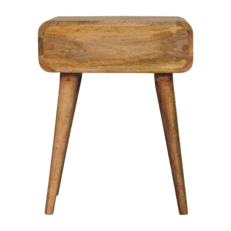 Artisan Furniture Solid Wood Avora Oak-ish Nightstand with 1 drawer