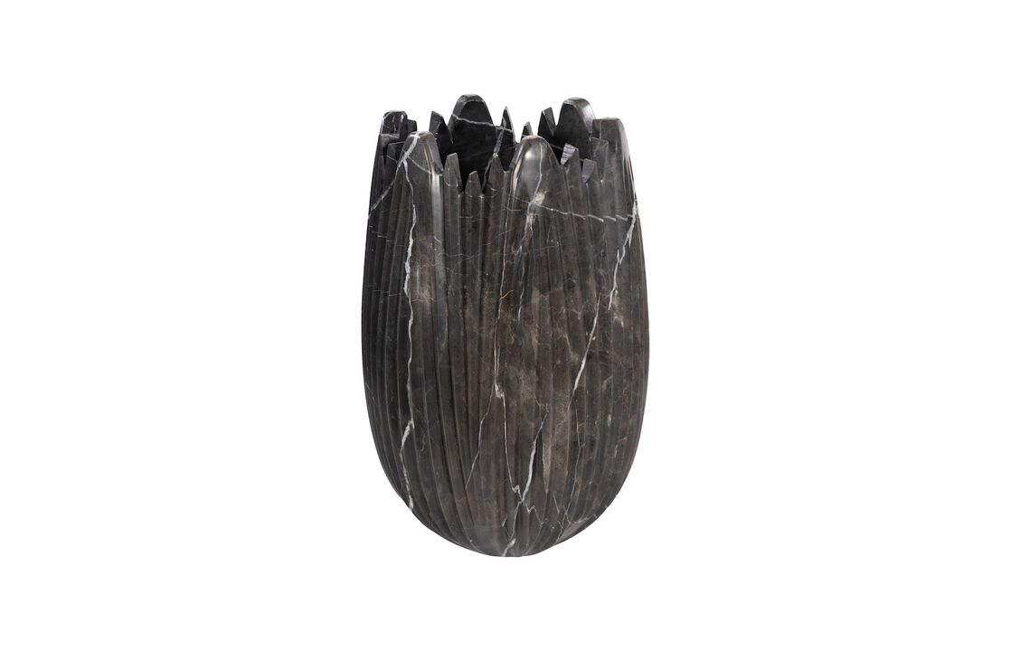 Marble Cocoon Small Vase