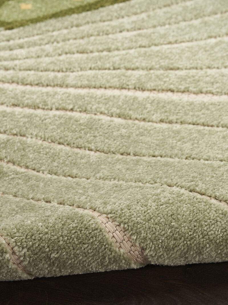 Aloha ALH24 Green/Yellow 10' x 14' Rug