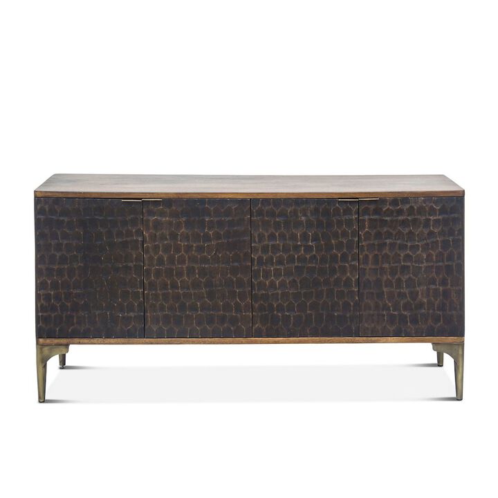 World Interiors Vallarta Two Tone Mango Wood Sideboard
