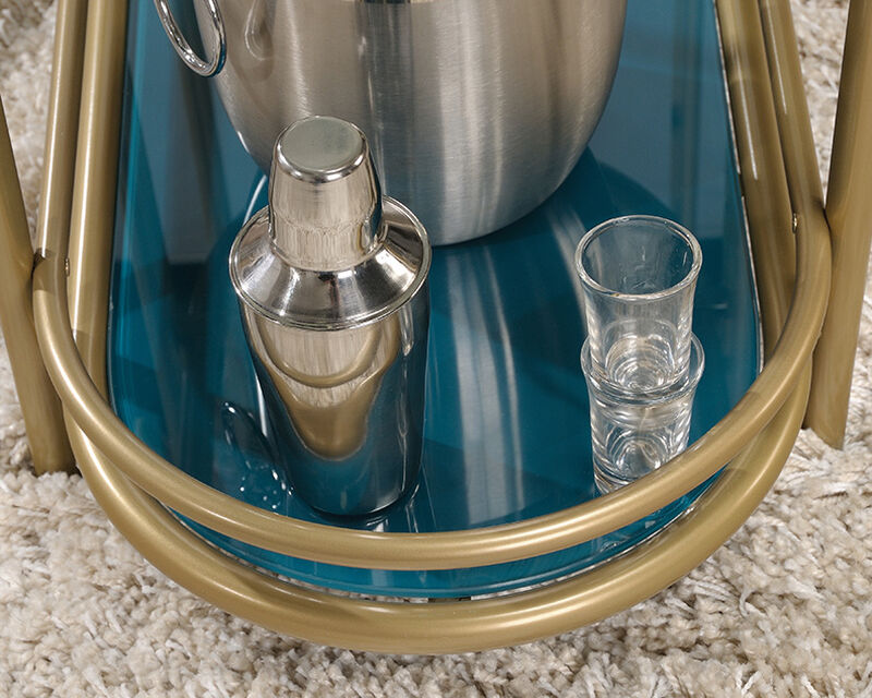 Coral Cape Bar Cart