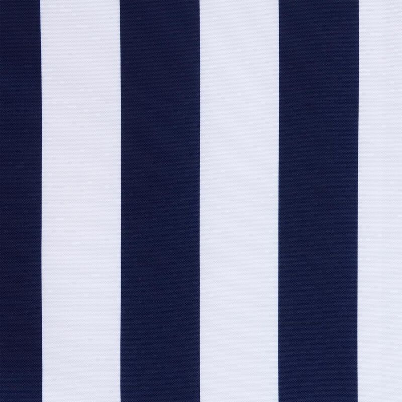 Commonwealth Outdoor Decor Coastal Stripe Grommet Top Curtain Panel - 50x108'' - Navy
