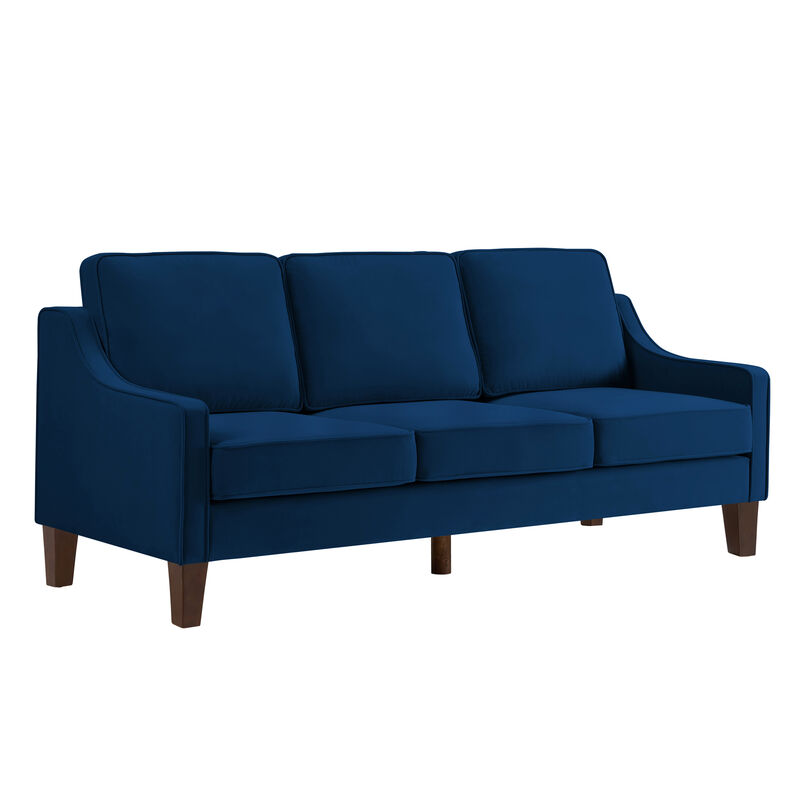 Merax Upholstered Velvet Sofa Couch with Wood legs