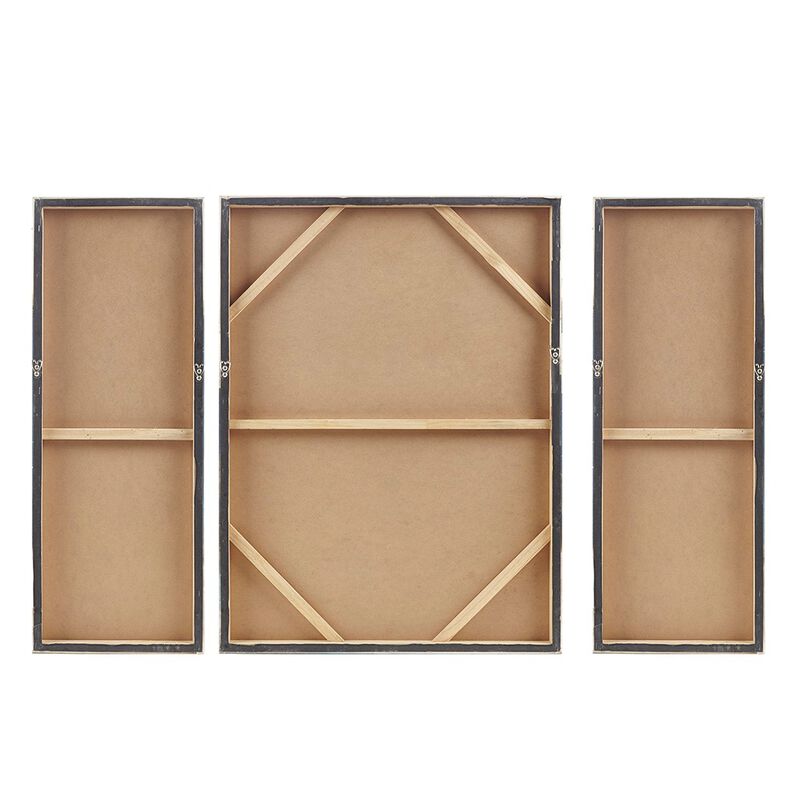 Gracie Mills Cherie Canvas Trio Artistic Wall Décor Set