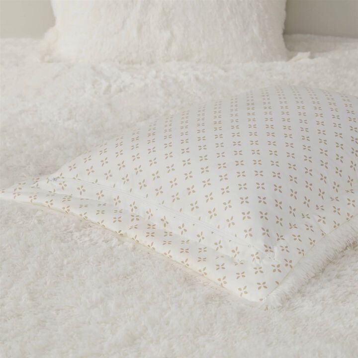 Reversible Soft Sherpa Faux Fur Comforter Set – 3-Piece Bedding for Year-Round Comfort