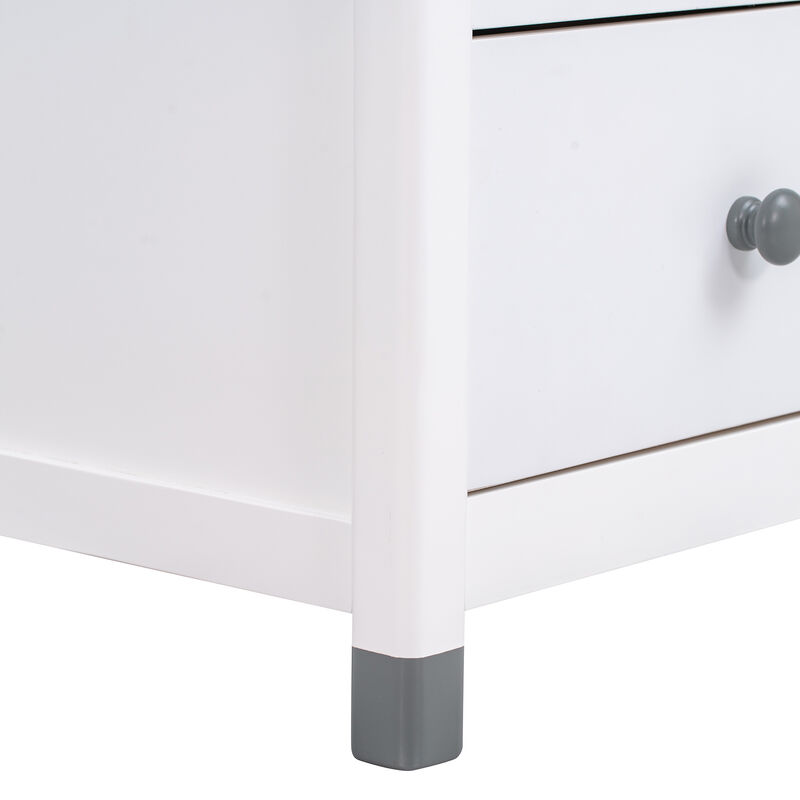 Merax Nightstand with 2 Drawers for Kids' Room