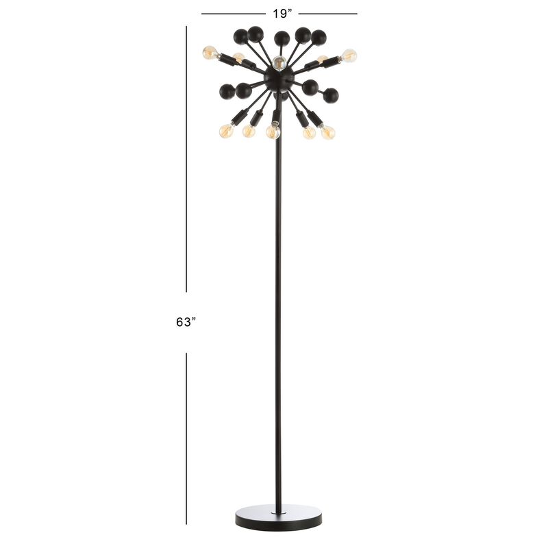 Orbit Modern Sputnik Metal LED Floor Lamp