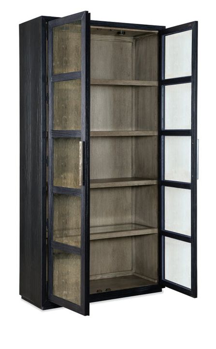 Linville Falls Shou Sugi Ban Curio Cabinet