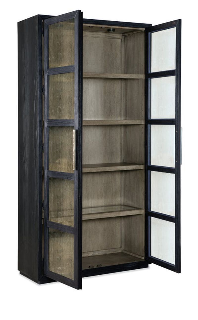 Linville Falls Shou Sugi Ban Curio Cabinet