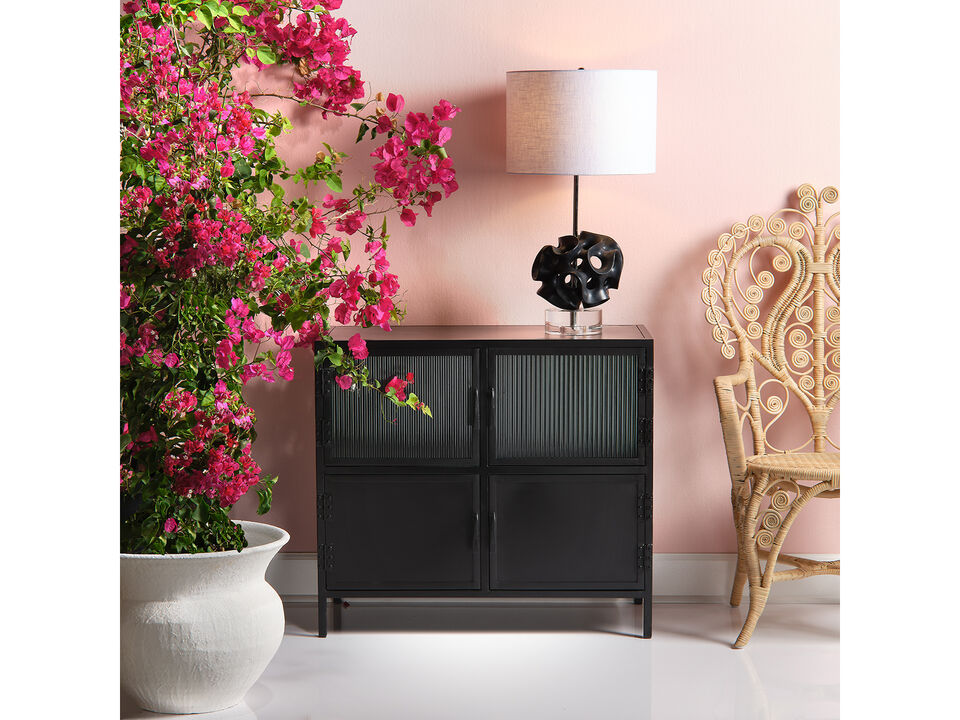 Vitrino 4 Door Side Table